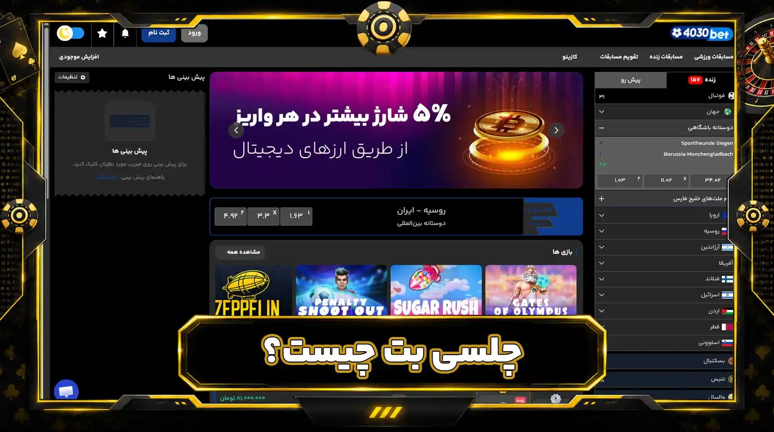 چلسی بت چیست؟