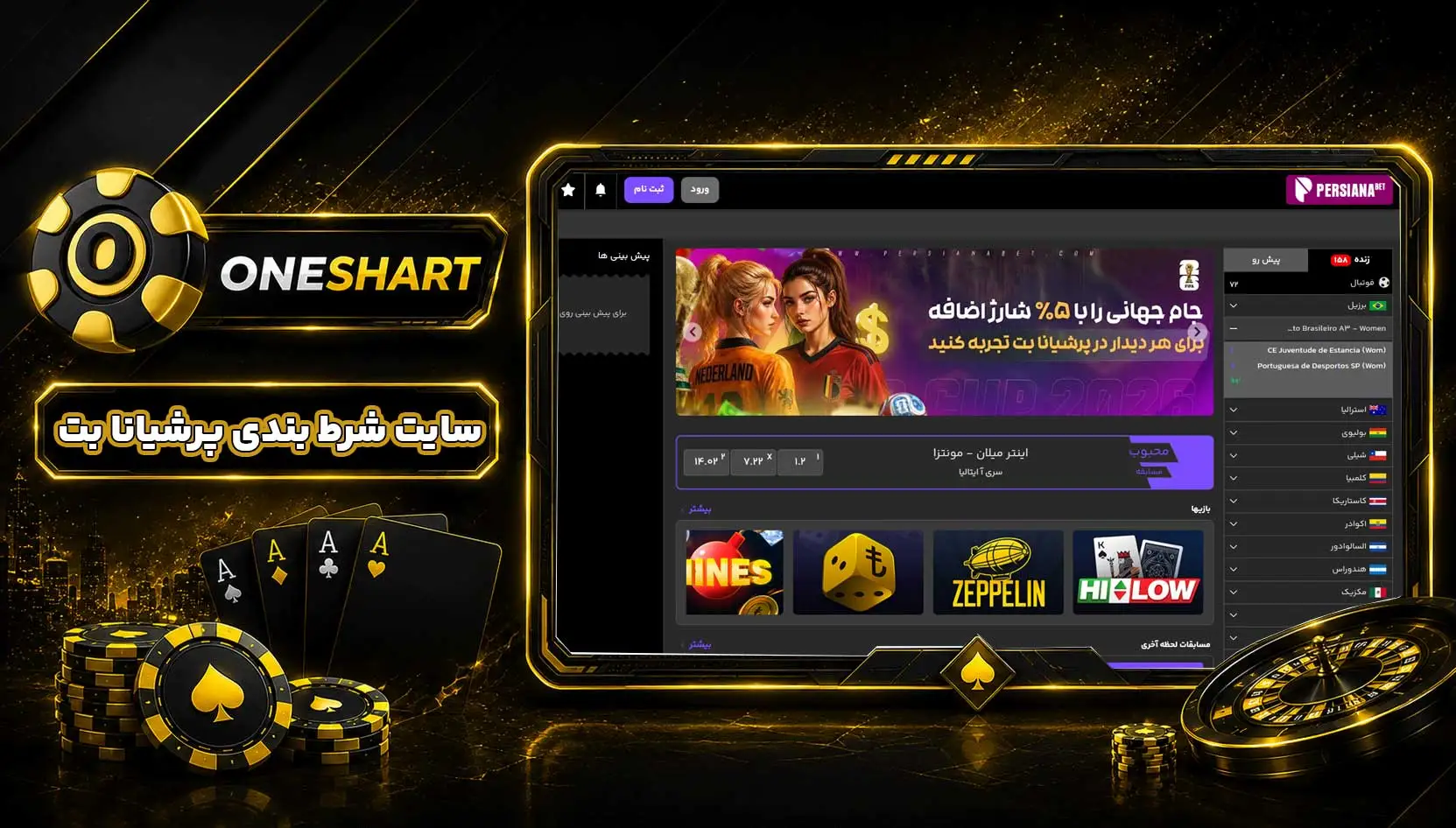 معرفی سایت پرشیانا بت | PersianaBet